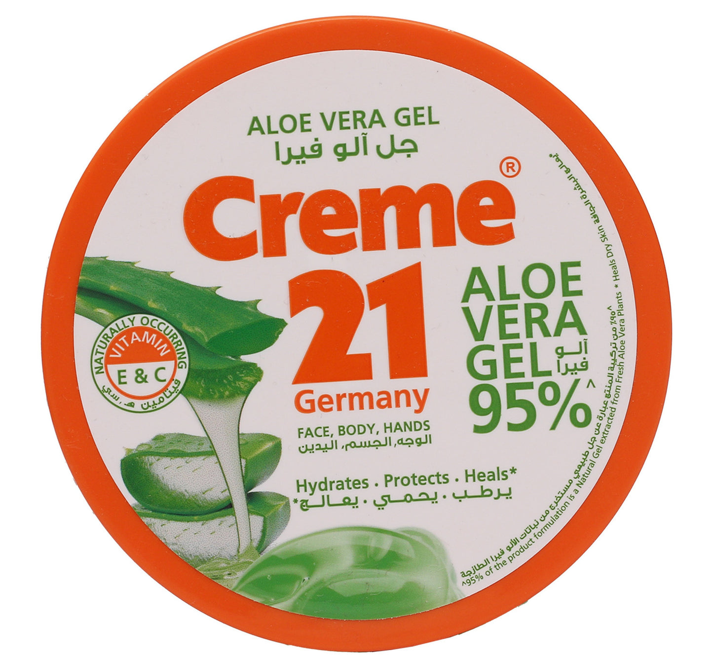 Creme 21 Moisturizing 95% Aloe Vera Gel 300 ml
