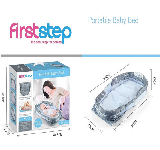First Step Baby Travel Bed JDL555-10 Assorted Color