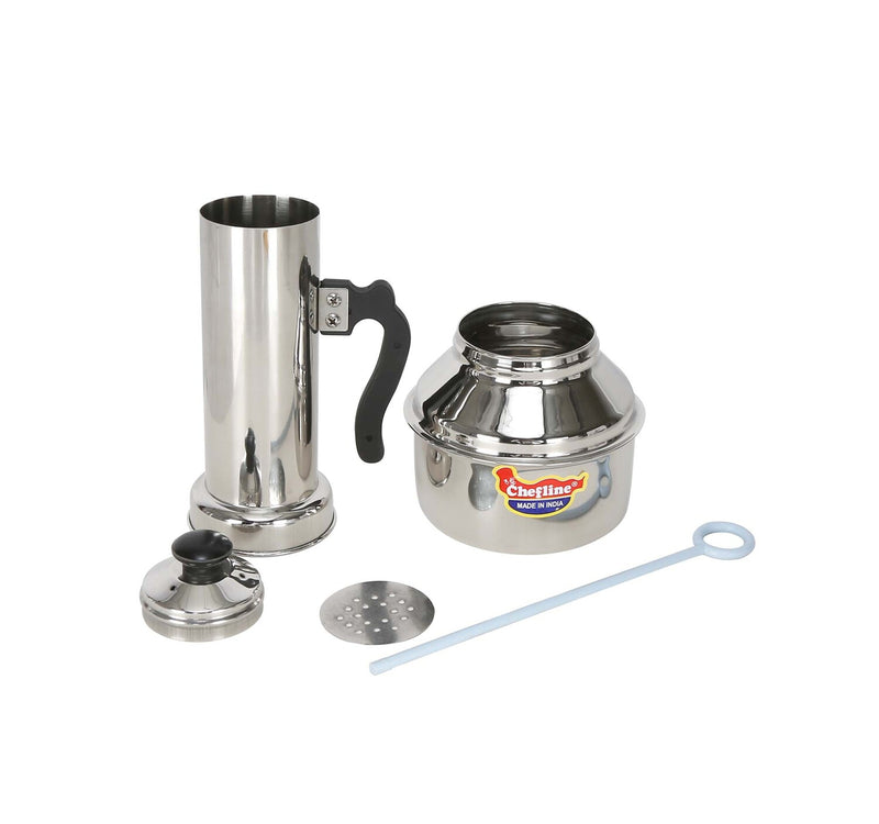 Chefline Stainless Steel Puttu Maker With Pot, Small
