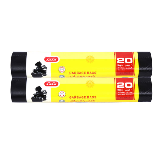 LuLu Garbage Bags 30 gallon Size 60x90cm 2 x 20pcs