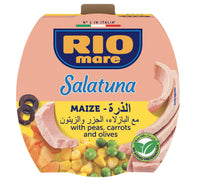 Rio Mare Salatuna Maize With Peas Carrots And Olives 160 g Lulu Hypermarket