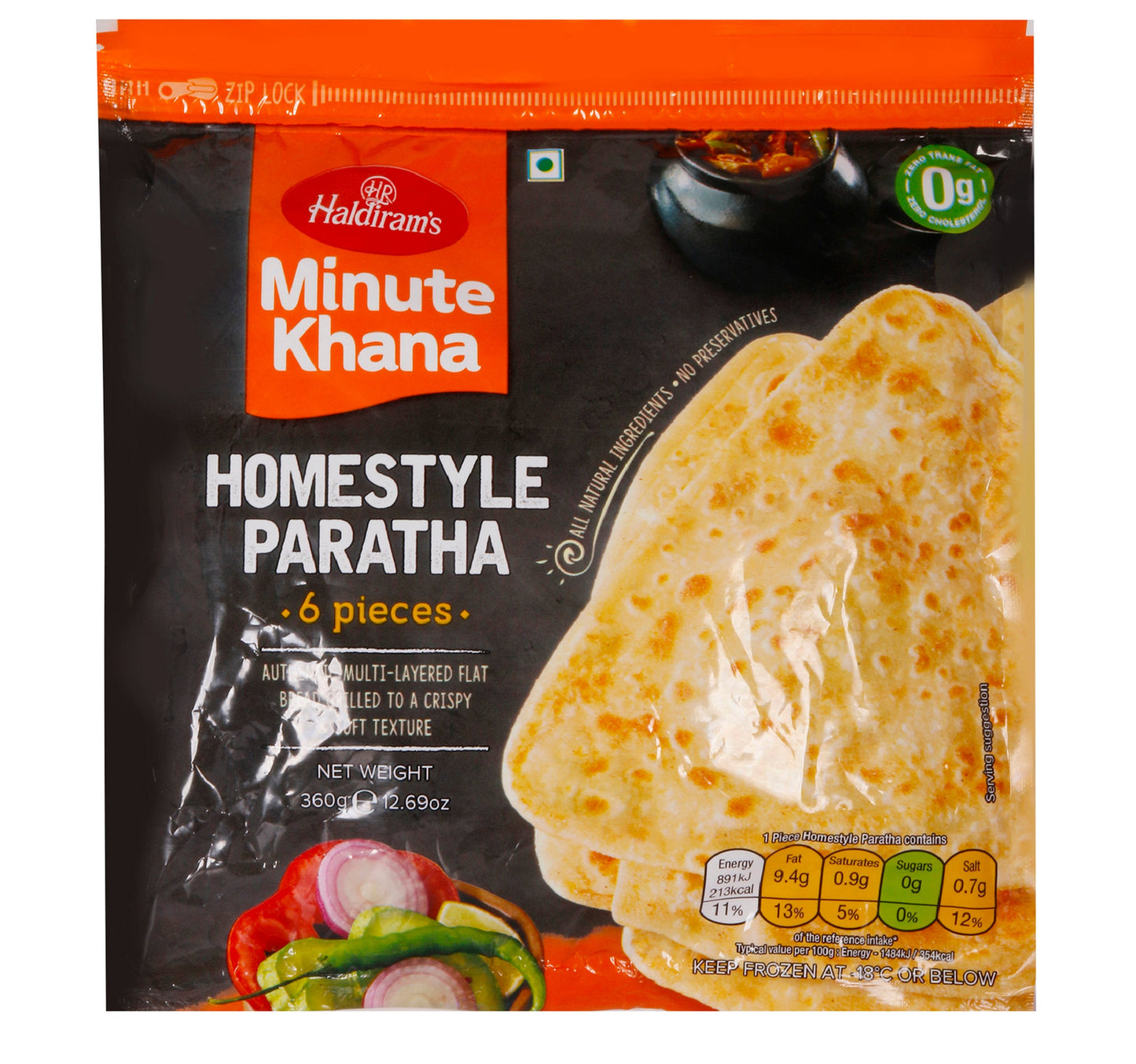Al Kabeer Frozen Malabar Paratha Value Pack 3 x 400 g Lulu Hypermarket