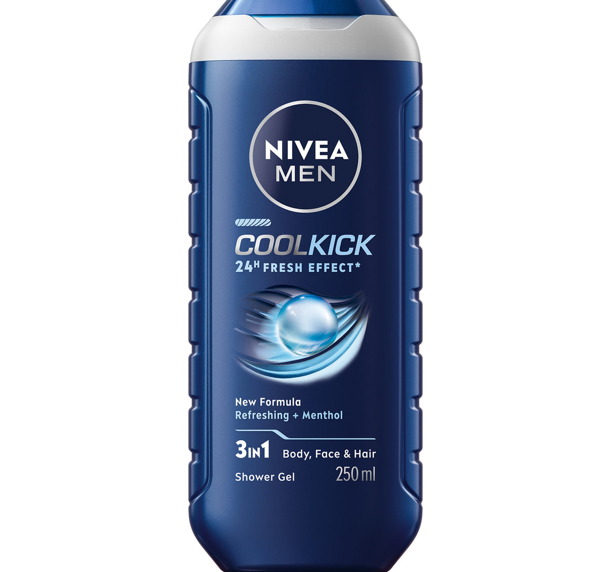 Nivea Men Cool Kick Shower Gel 3in1 Body Wash 250 ml