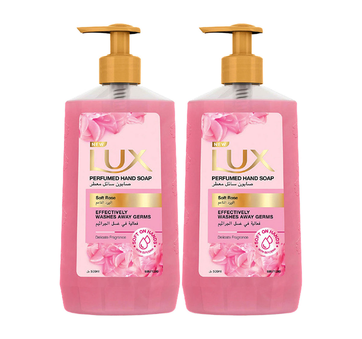 Lux Soft Touch Perfumed Hand Wash 2 x 500 ml
