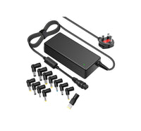 Trands Universal 12 Pin Laptop Power Adapter UK Plug Connector, 1.5 Meter LTAD38