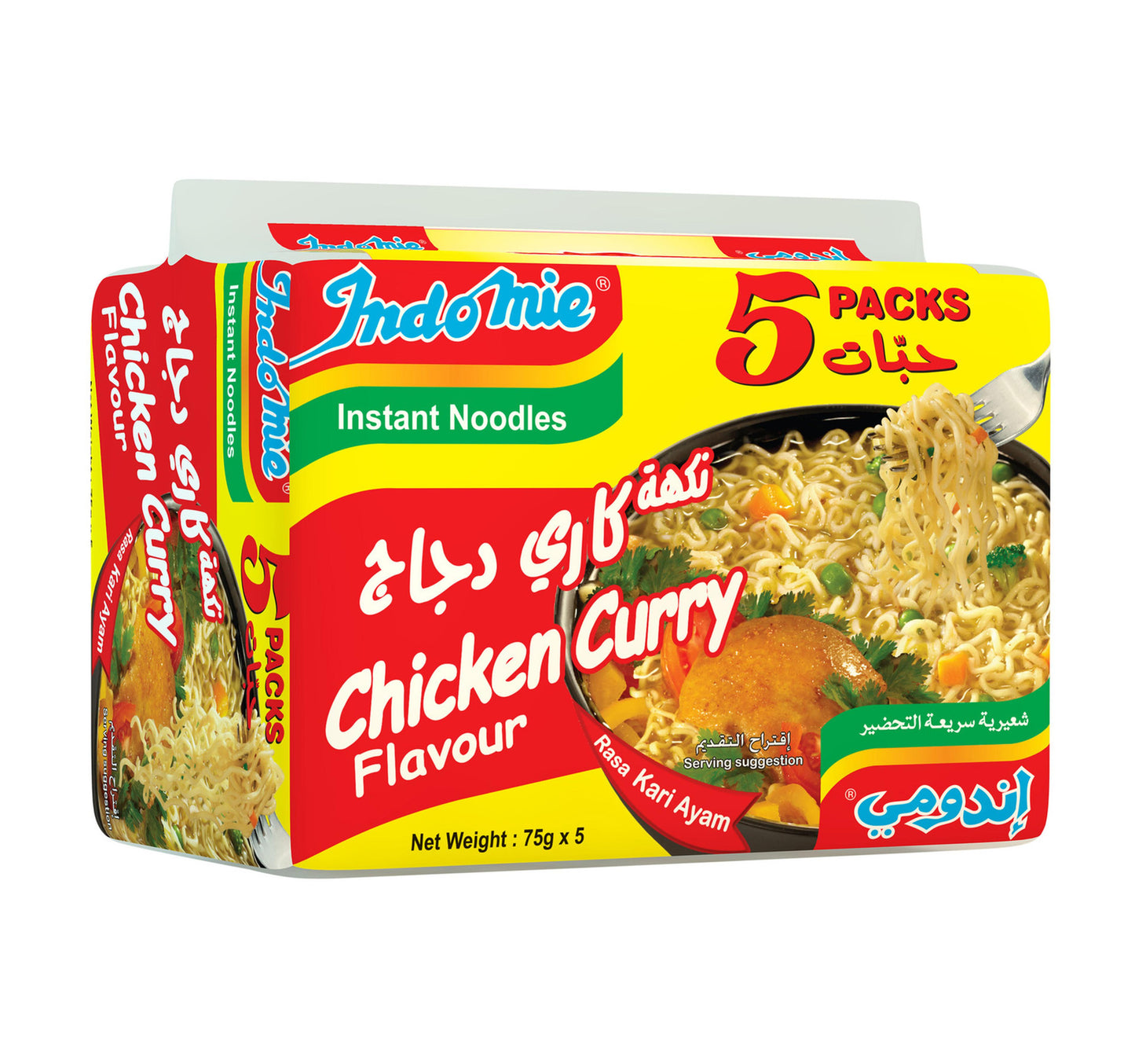 Indomie Instant Noodles Chicken Curry Flavour 5 x 75 g Lulu Hypermarket