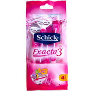 Schick Exacta 3 Women Razor 4 pcs