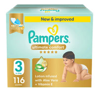 Pampers Ultimate Comfort Diaper 3 Size 6-10kg 116 pcs