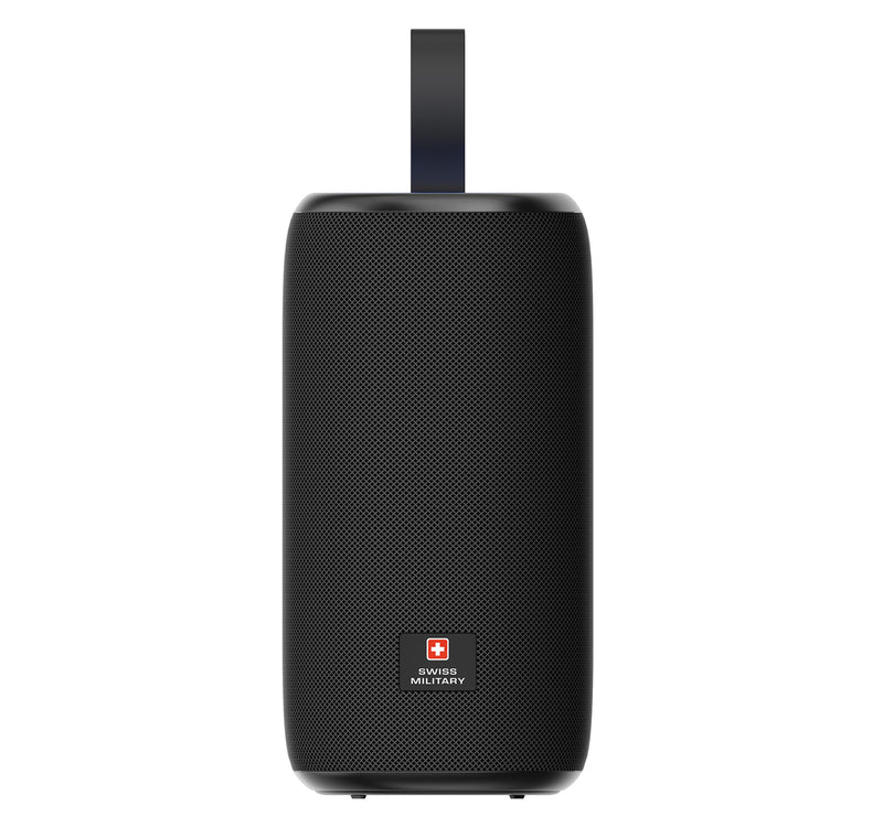Swiss Military Wireless Portable Speaker, Black, SM-SPKR-250W-25H-BLK