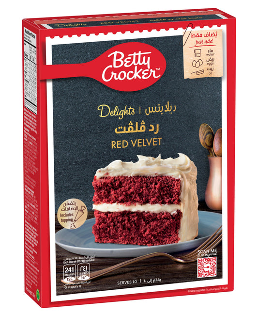 Betty Crocker Red Velvet Cake Mix 395 g Lulu Hypermarket