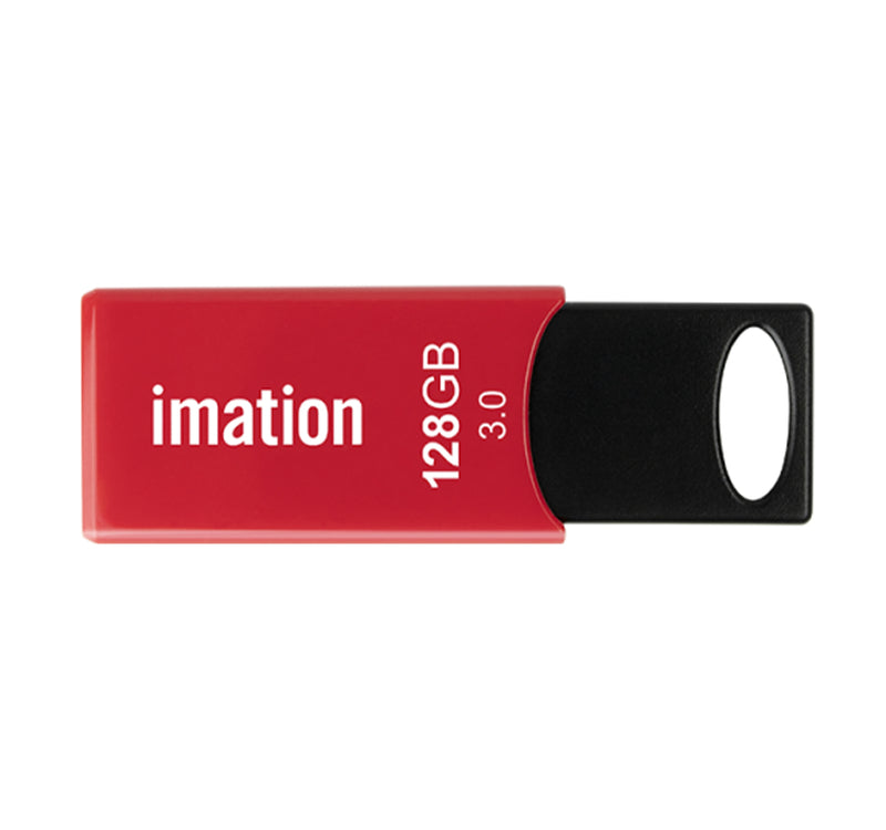 Imation USB 3.0 Flash Drive, 128 GB, Sledge