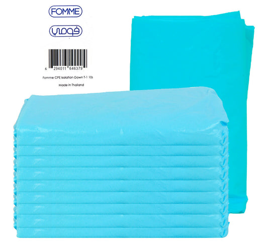 Fomme CPE Isolation Gown T-1 10pcs