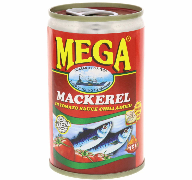 Mega Mackerel In Tomato Sauce Chili Added 155 g Lulu Hypermarket