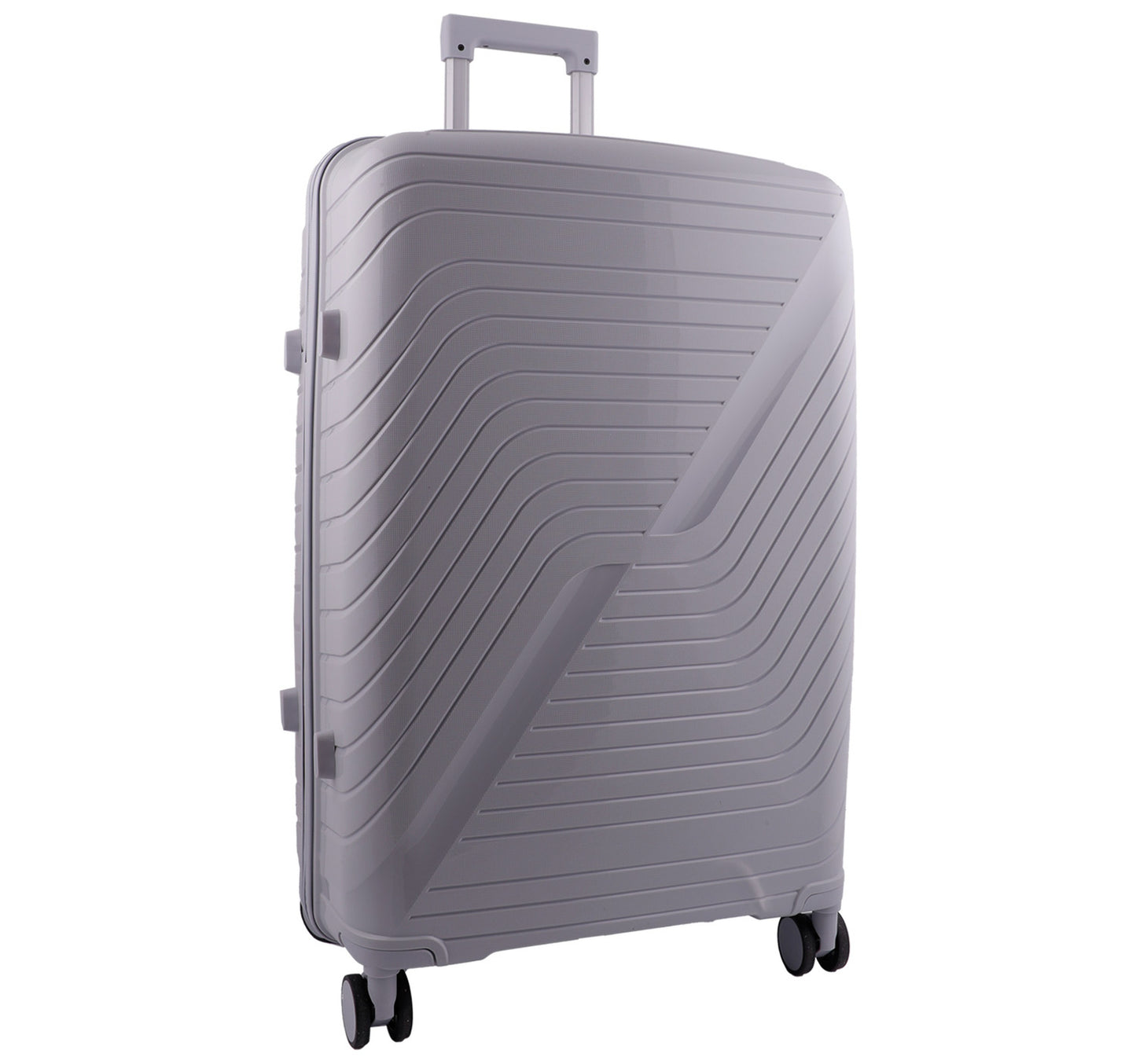 Ambest Polypropylene 4 Wheel Hard Trolley, 28 inches, Assorted, 43704