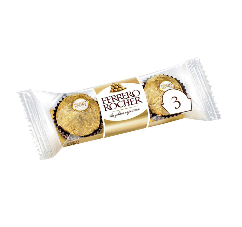 Ferrero Rocher Hazelnut & Milk Chocolate 3 pcs