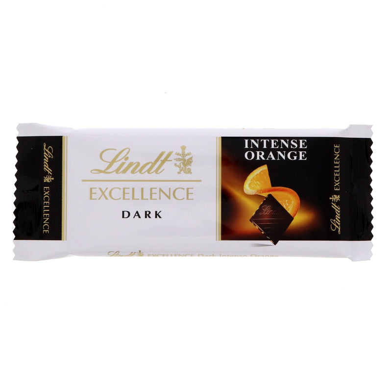 Lindt Excellence Intense Orange Dark Chocolate 35 g Lulu Hypermarket