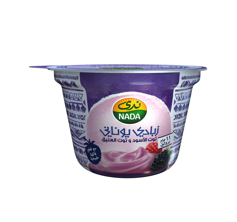 Nada Greek Yoghurt Blackberry & Raspberry 160 g Sultan Center
