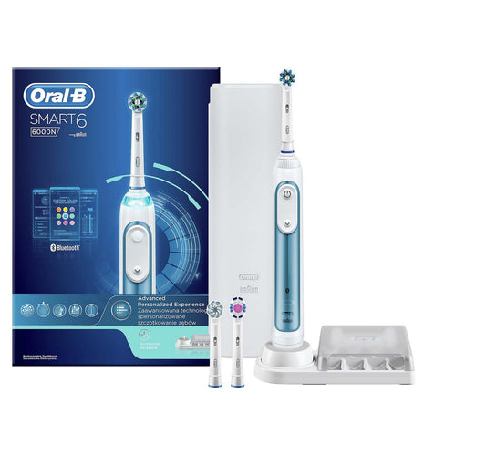 Oral-B Smart 6 6000N Rechargeable Toothbrush with Bluetooth Connectivity D700.535.5