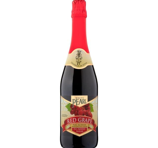 White Pearl Red Grape Non-Alcoholic Sparkling Juice Drink 750 ml
