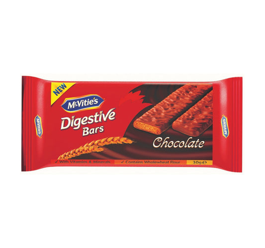 Mcvitie's Digestive Chocolate Bars 24 x 30 g Lulu Hypermarket