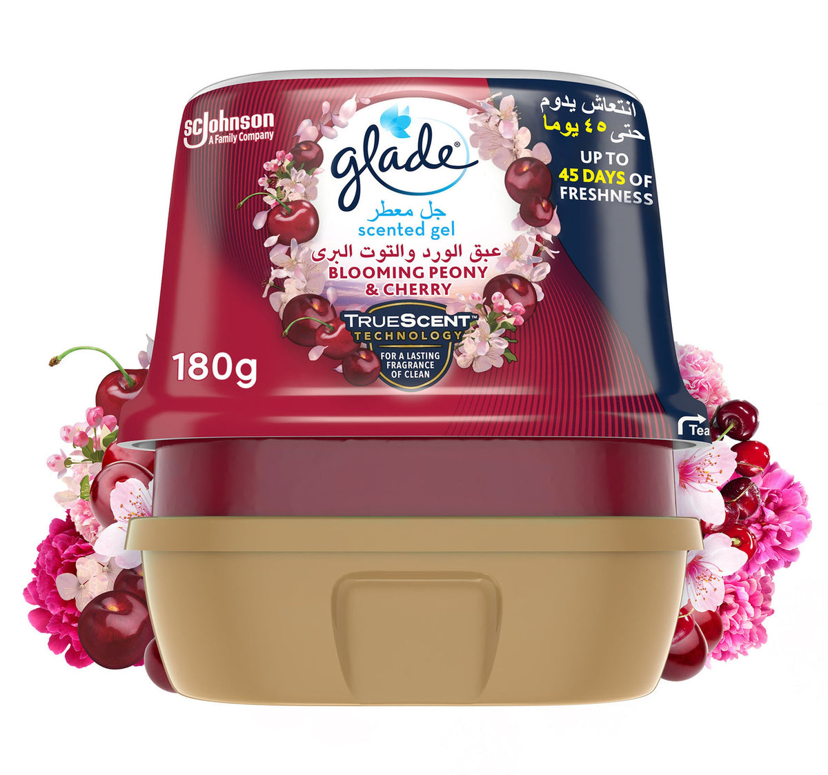 Glade Scented Gel Blooming Peony & Cherry 180 g