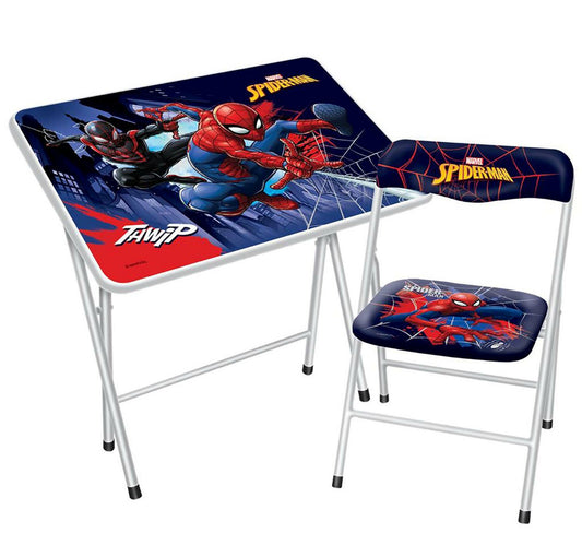 Spiderman Kids Study Table & Chair, FK-TCH-1103