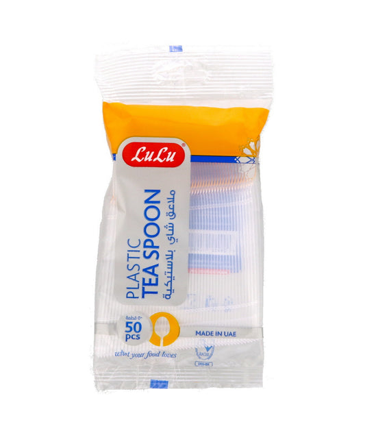 LuLu Clear Plastic Tea Spoon 50pcs