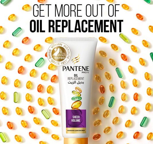 Pantene Pro-V Hair Oil Replacement Leave On Cream Sheer Volume 275 ml
