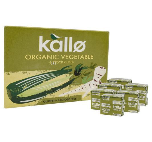 Kallo Organic Vegetable Stock Cubes 66 g