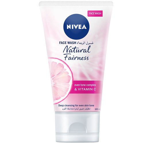 Nivea Natural Glow Cleansing Face Wash Vitamin C & E Even Skin Tone 100 ml