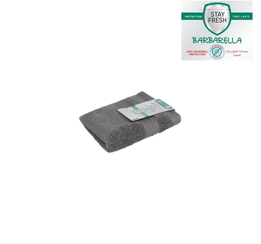 Barbarella Anti-Microbial Face Towel, 33 x 33 cm, Brown