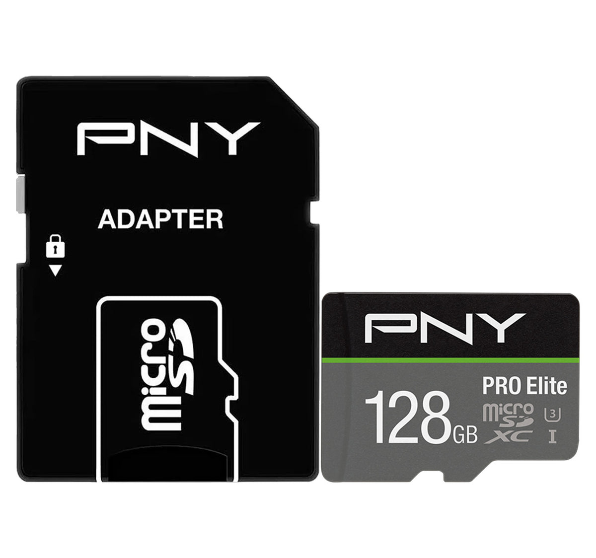 PNY PRO Elite Class 10 U3 V30 microSD Flash Memory Card, 128 GB, P-SDU128V31100PRO-GE