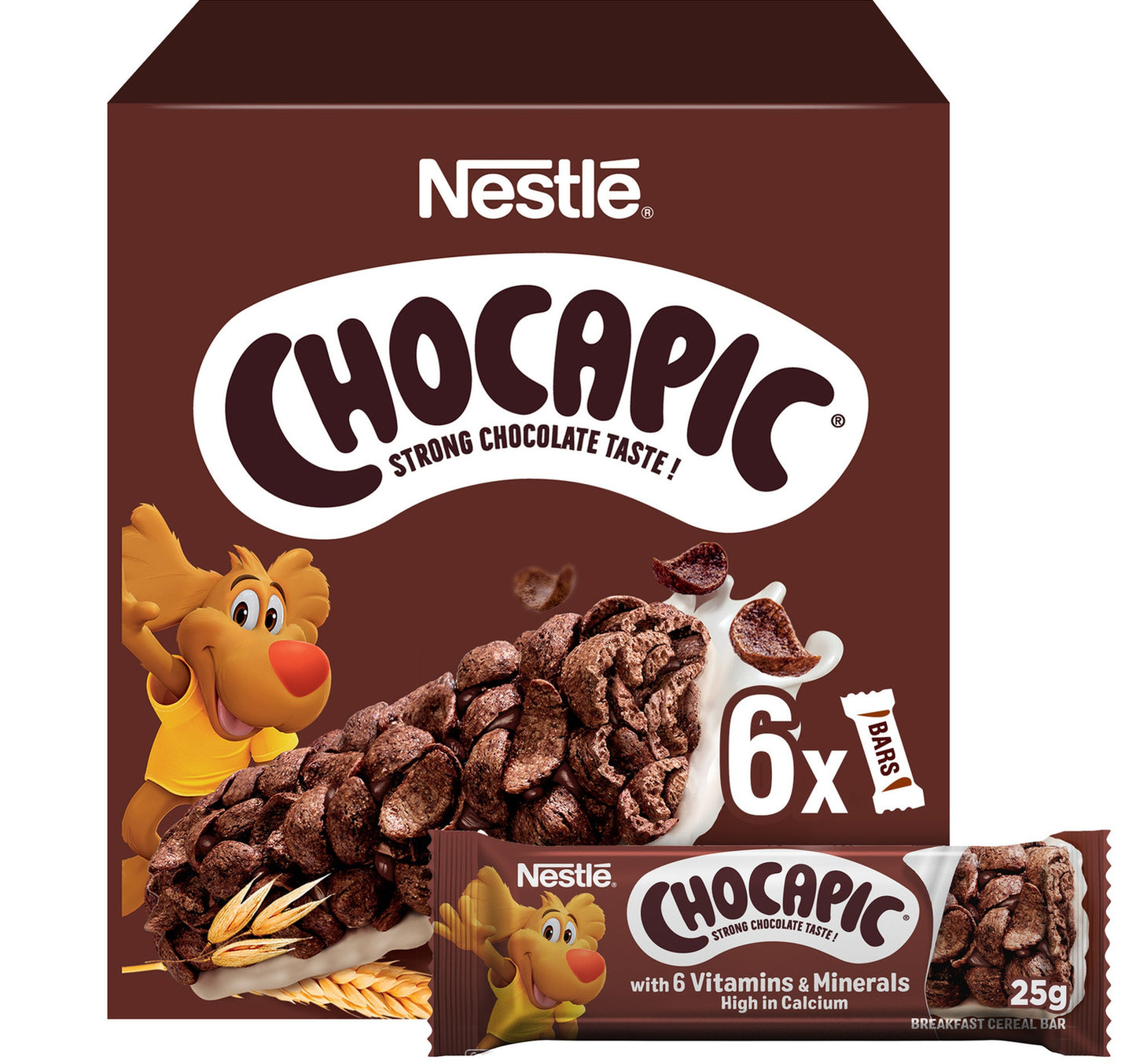 Nestle Chocapic Chocolate Breakfast Cereal Bar 6 x 25 g Lulu Hypermarket
