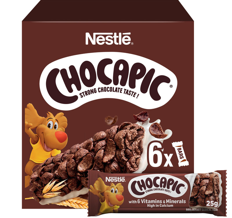 Nestle Chocapic Chocolate Breakfast Cereal Bar 6 x 25 g Lulu Hypermarket