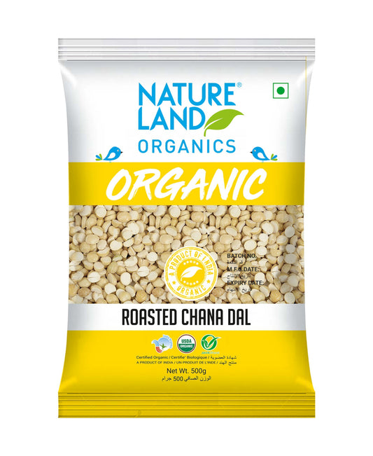 Natureland Organics Roasted Chana Dal 500 g