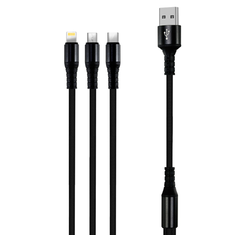 Iends 3 in 1 Android/ iOS/ Type-C Cable Charge & Sync Cable CA399