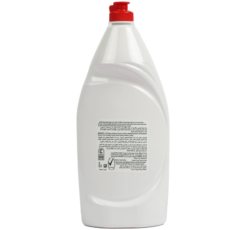 Fairy Max Plus Dish Washing Liquid Lemon Value Pack 2 x 1 Litre