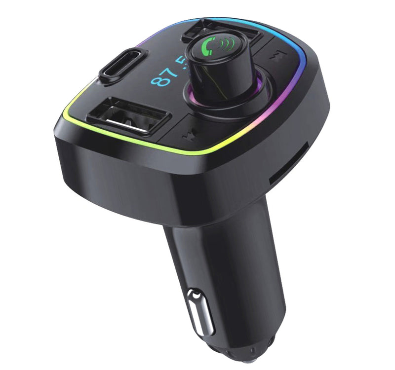 Universal RGB Lighting Wireless Car FM Player UN-TCM183 Lulu Hypermarket