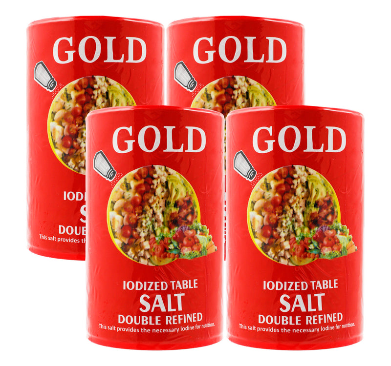 Gold Iodized Table Salt Value Pack 4 x 737 g