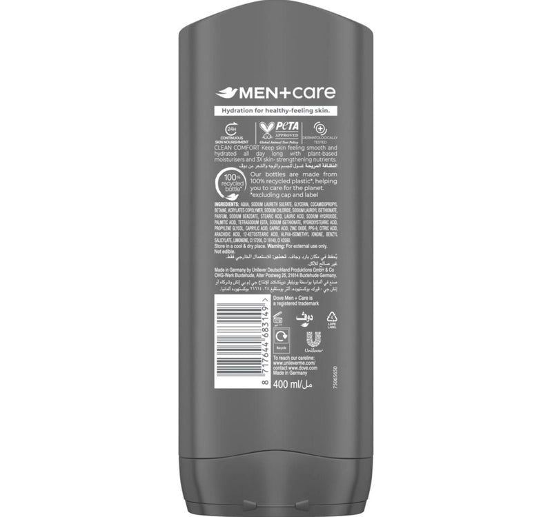 Dove Men+Care Hydrating Cleanser Clean Comfort 400 ml