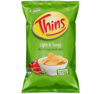 Thins Potato Chips Light & Tangy 175 g