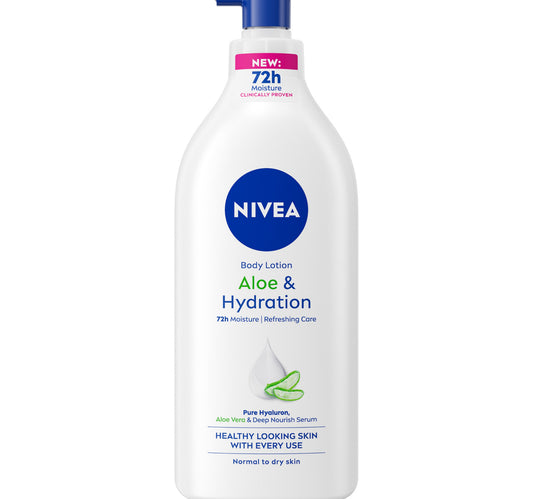 Nivea Body Lotion for Normal to Dry Skin Aloe & Hydration 625 ml