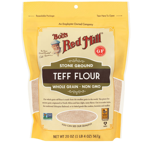 Bob's Red Mill Stone Ground Teff Flour 567 g Lulu Hypermarket