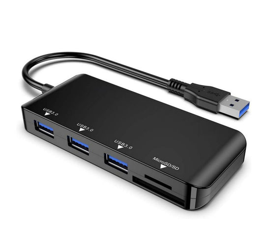 Trands 5in1 USB Card Reader, Black, TR-CR217