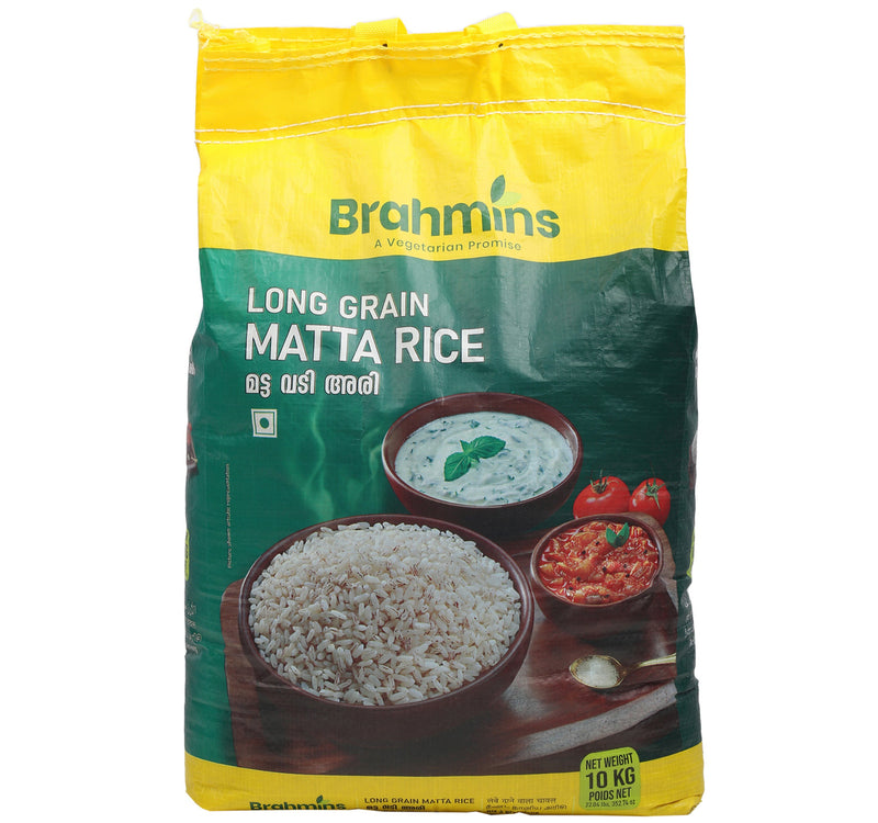 Brahmins Long Grain Matta Rice 10 kg Lulu Hypermarket