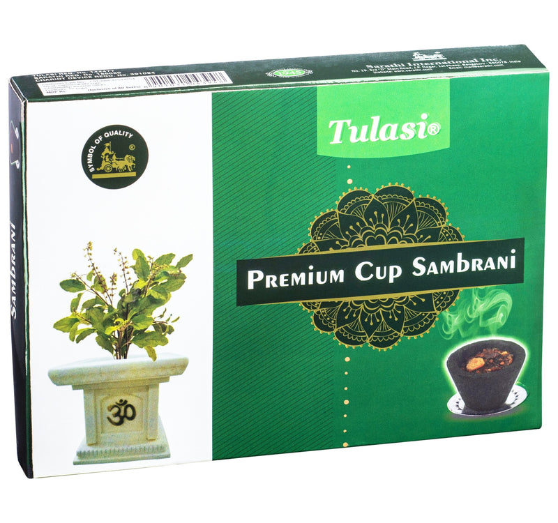 Tulasi Premium Cup Sambrani Value Pack 12 pcs