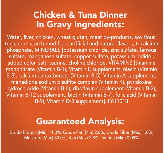 Friskies Prime Fillets Chicken & Tuna Dinner 156 g