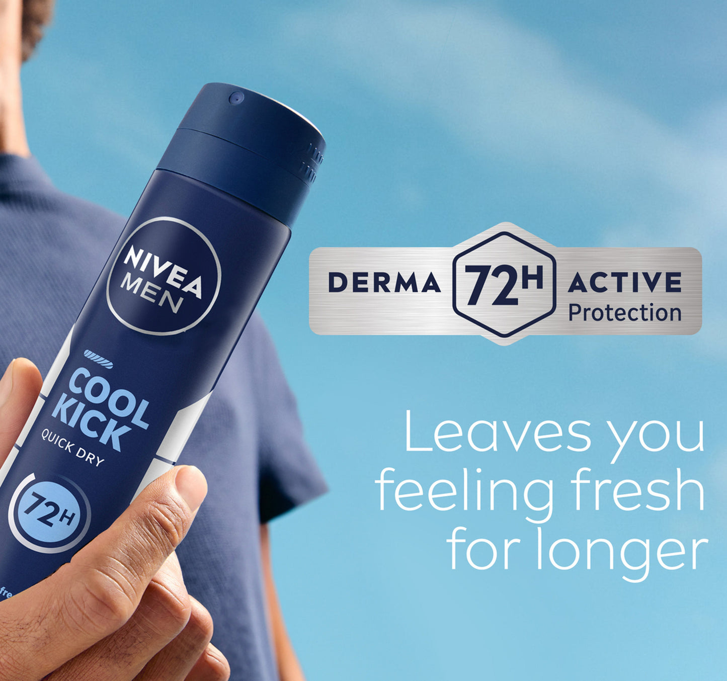 Nivea Men Cool Kick Deodorant for Men Fresh Scent Spray 200 ml