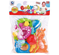 First Step Baby Rattle Set, 7 pcs, BM8007-3A25