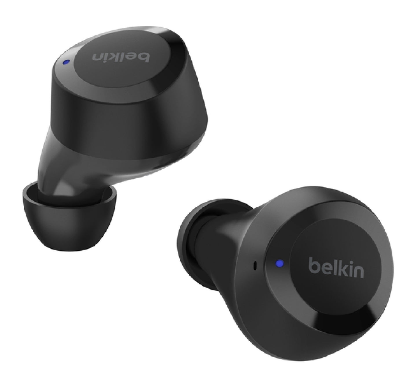 سماعات أذن لاسلكية حقيقية من Belkin SoundForm Bolt باللون الأسود (BL-TWS-C009-BLK)